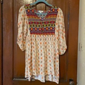 Umgee Aztec-patterned tunic